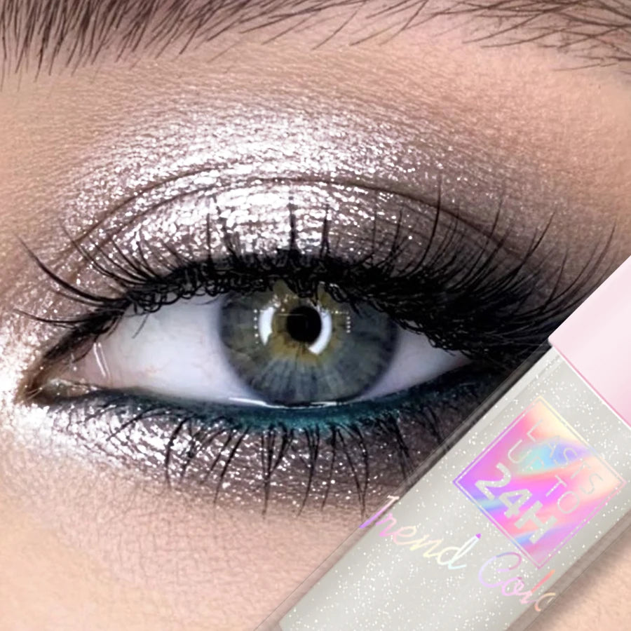 8 Metallic Waterproof Liquid Eyeshadow-high Shine Long-lasting Qme 01