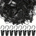 50pcs Curtain Black Stainless Steel Clips Set Qme Bronze