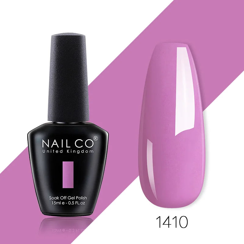 NAILCO 85 Colors Nail Gel UV LED Lacquer Manicure Varnish Hybrid Semi