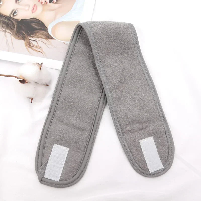 Spa Wide Hairband Adjustable Head Band Women Yoga Bath Shower Makeup Qme