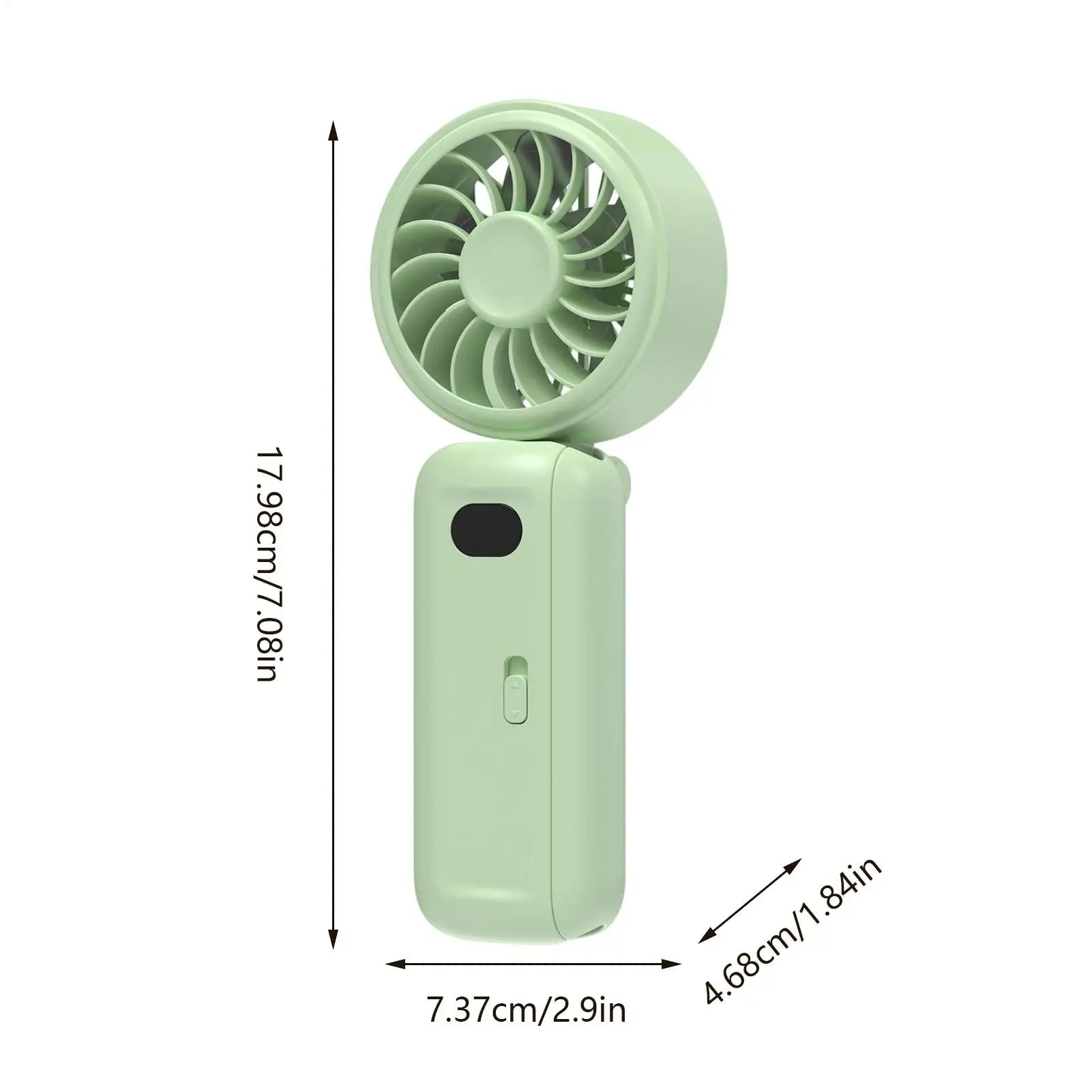 Clip On Fan Rechargeable Handheld Personal Mini Personal Fan Portable Cooling For Home Bedroom Office Desk Table Stroller Travel Qme