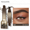 Travel Eyebrow Powder Angled Brush Waterproof Non-caking Blendable Qme 04