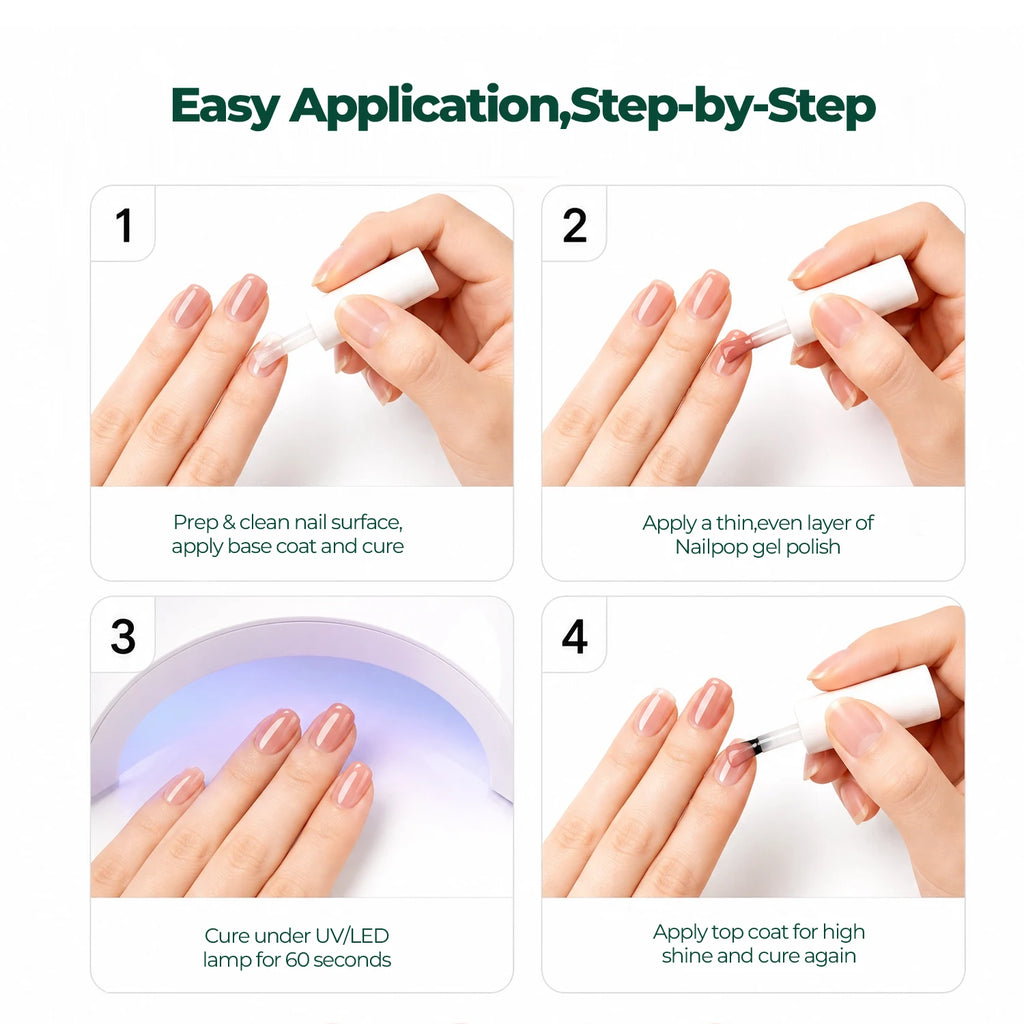 Nailpop Fake Nail Press Nails File Manicure Tools Home Salon DIY Prep Qme