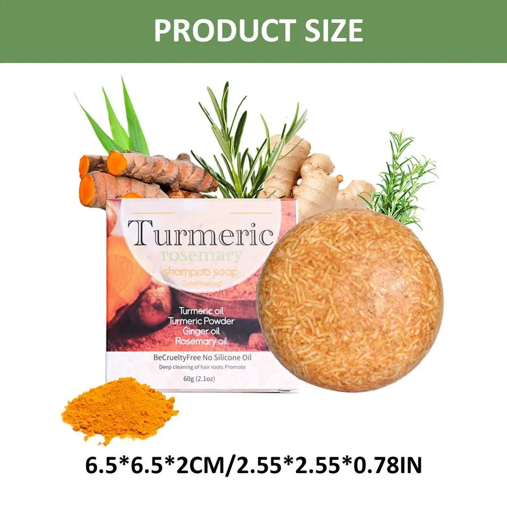 Ginger Shampoo Soap Anti-hair Loss Natural Organic Plant Extra Qme turmeric China Mainland