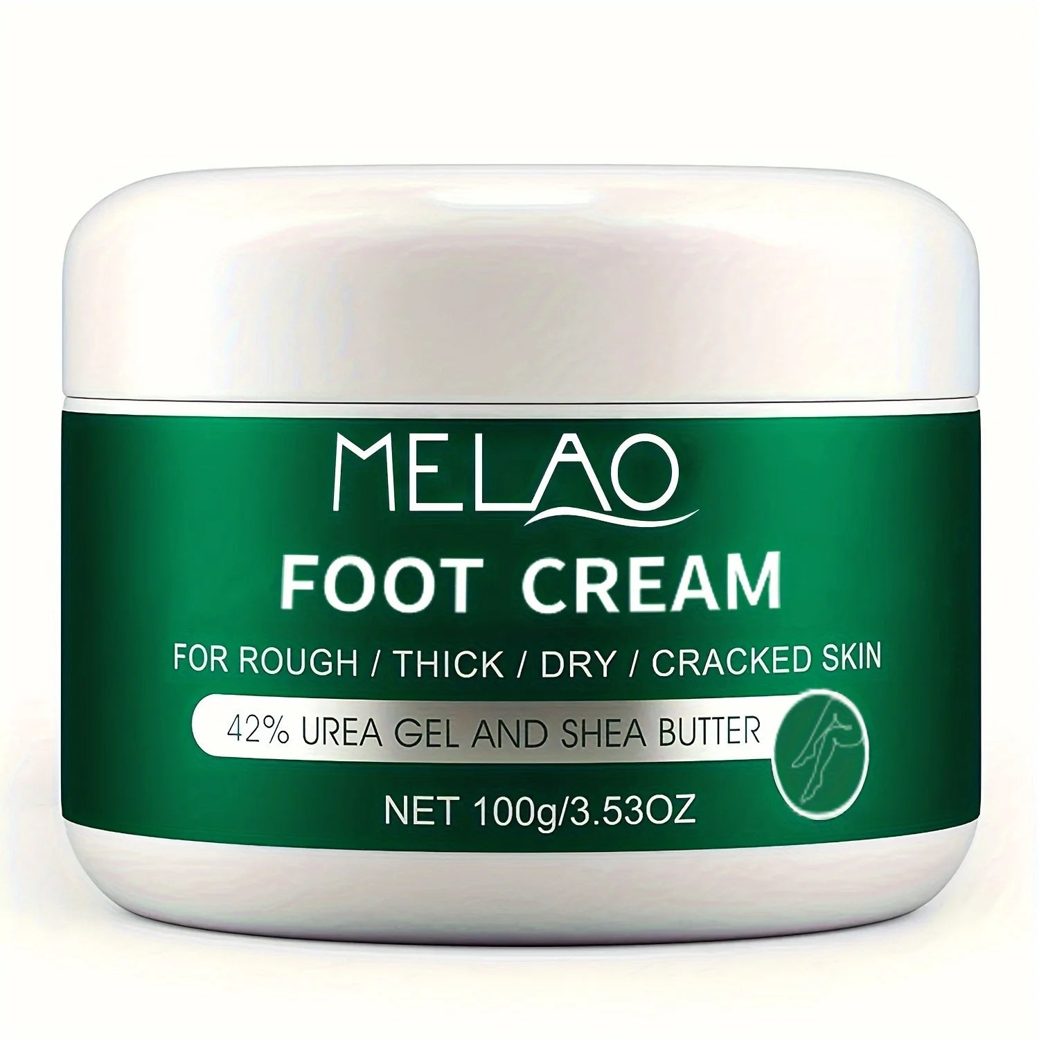 MELAO Urea Cream Salicylic Acid Foot for Dry Cracked Feet Heels Knees Hands Repair Treatment,Moisturizer Dead Skin Remover Qme MELAO-W248