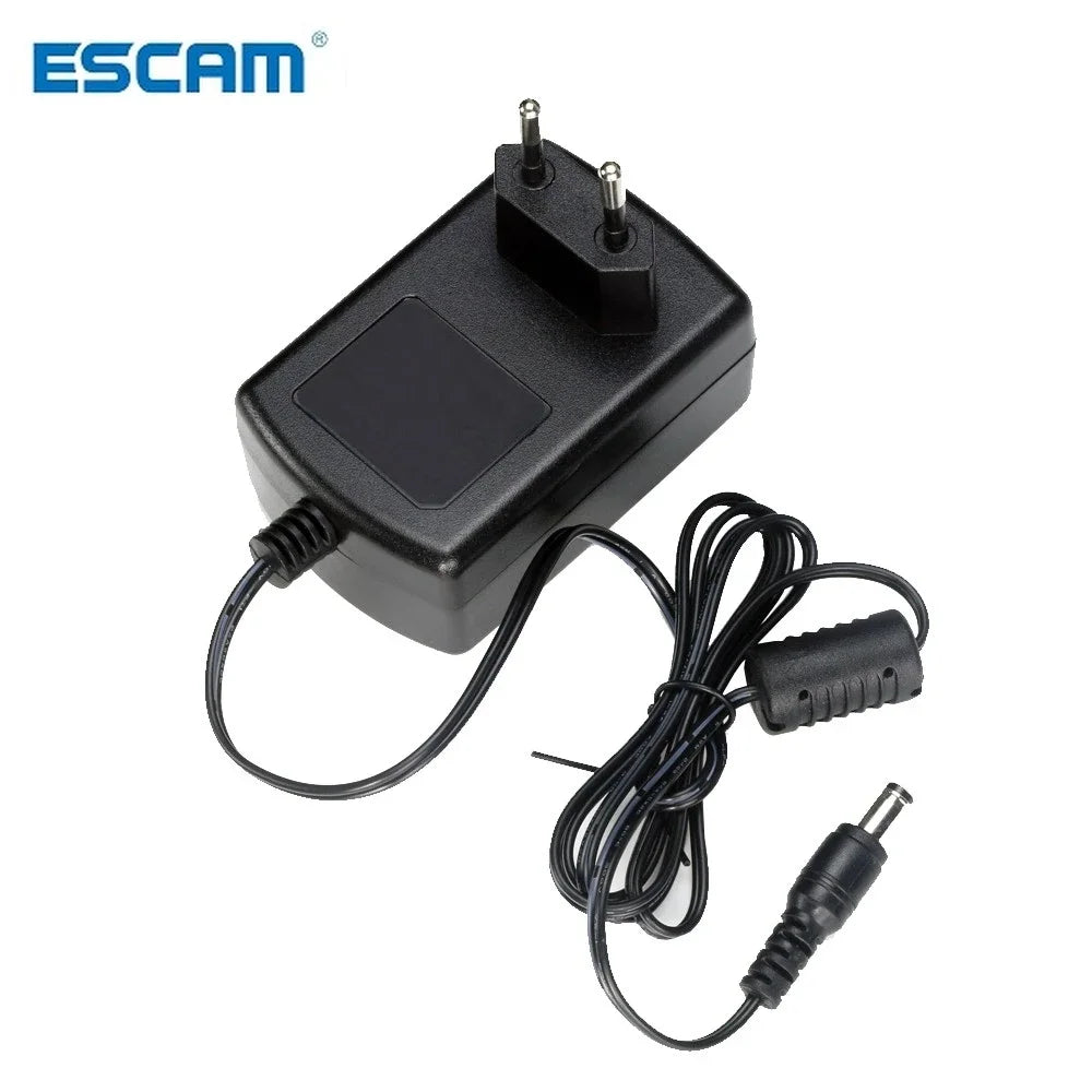 ESCAM DC 12V 2A Power Supply Adaptor 12V Security Professional Converter EU / US / UK / AU Adapter For CCTV Camera CCTV system Qme