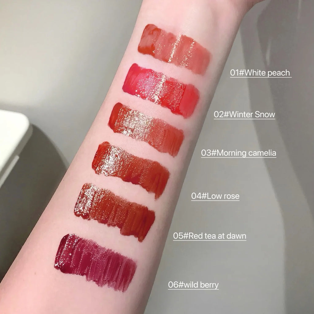 SHAQINUO Mirror Lip Gloss Long Lasting Hydrating Shine Finish Qme