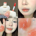 QIBEST 4 Colors Mirror Lips Gloss Jelly Hydrating Lip Glaze Long Lasting Lipstick Tender Student Korean Cosmetics Lip Stain Tint Qme 03