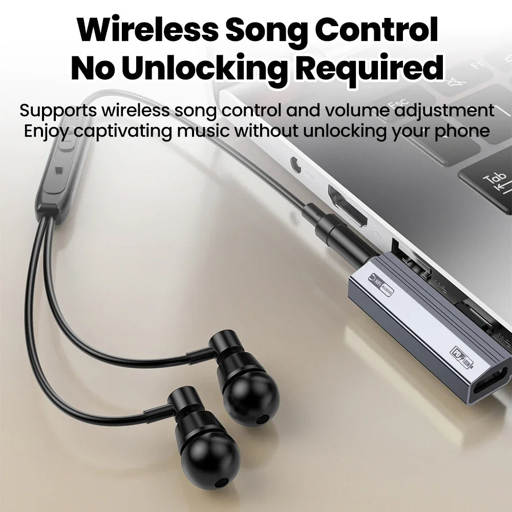 10W/100W Charging Audio Adapter 2 IN 1 USB Type C To 3.5 Jack Earphone Adapter USB-C 3 5mm Audio Converter For IPhone 15 16 17 Qme