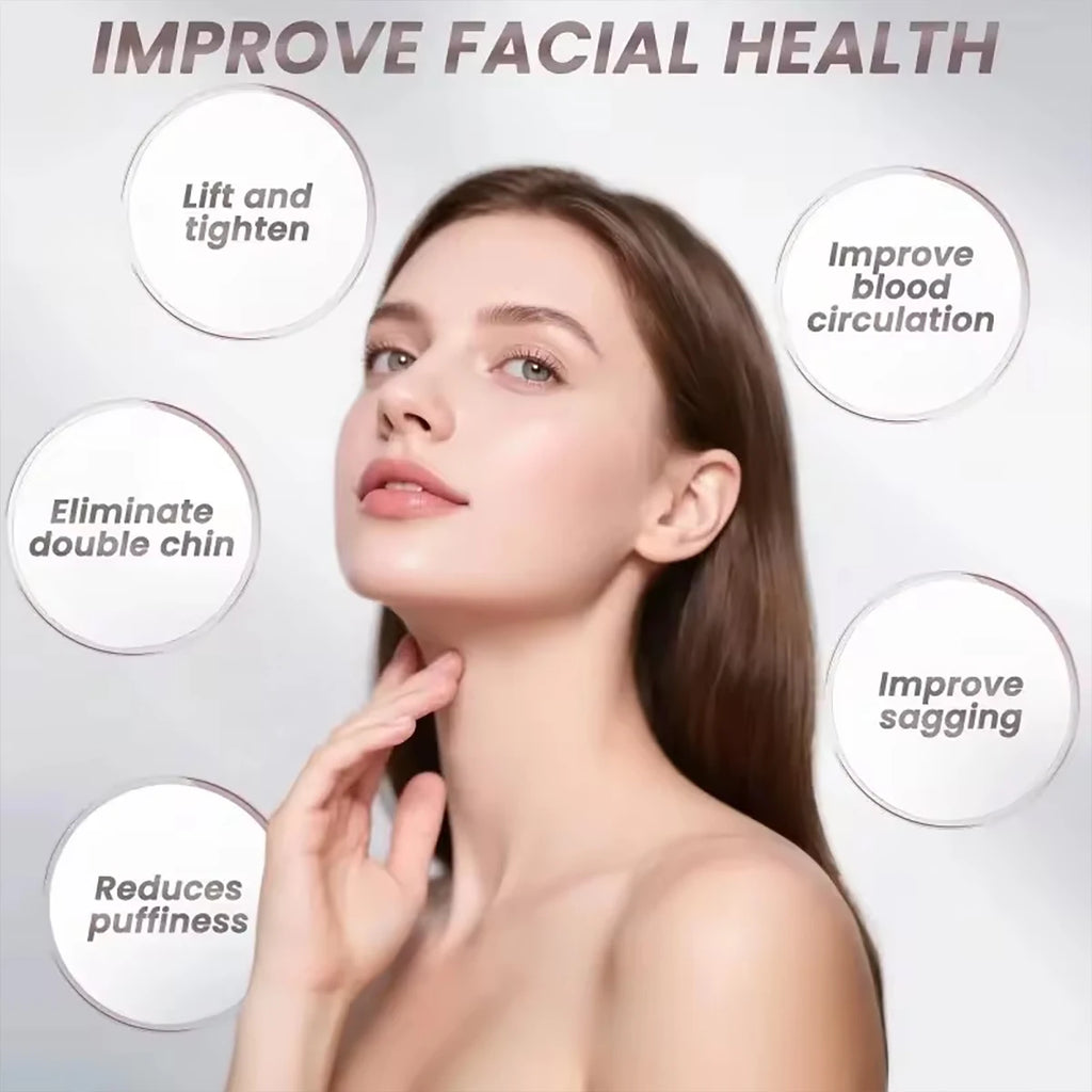 Lymph Contour Facial Brush Lymphatic Drainage Massager Ergonomically Qme