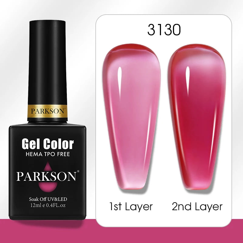 Parkson Colorful Nail Gel Polish Lacquer Soak Off UV LED Long Lasting