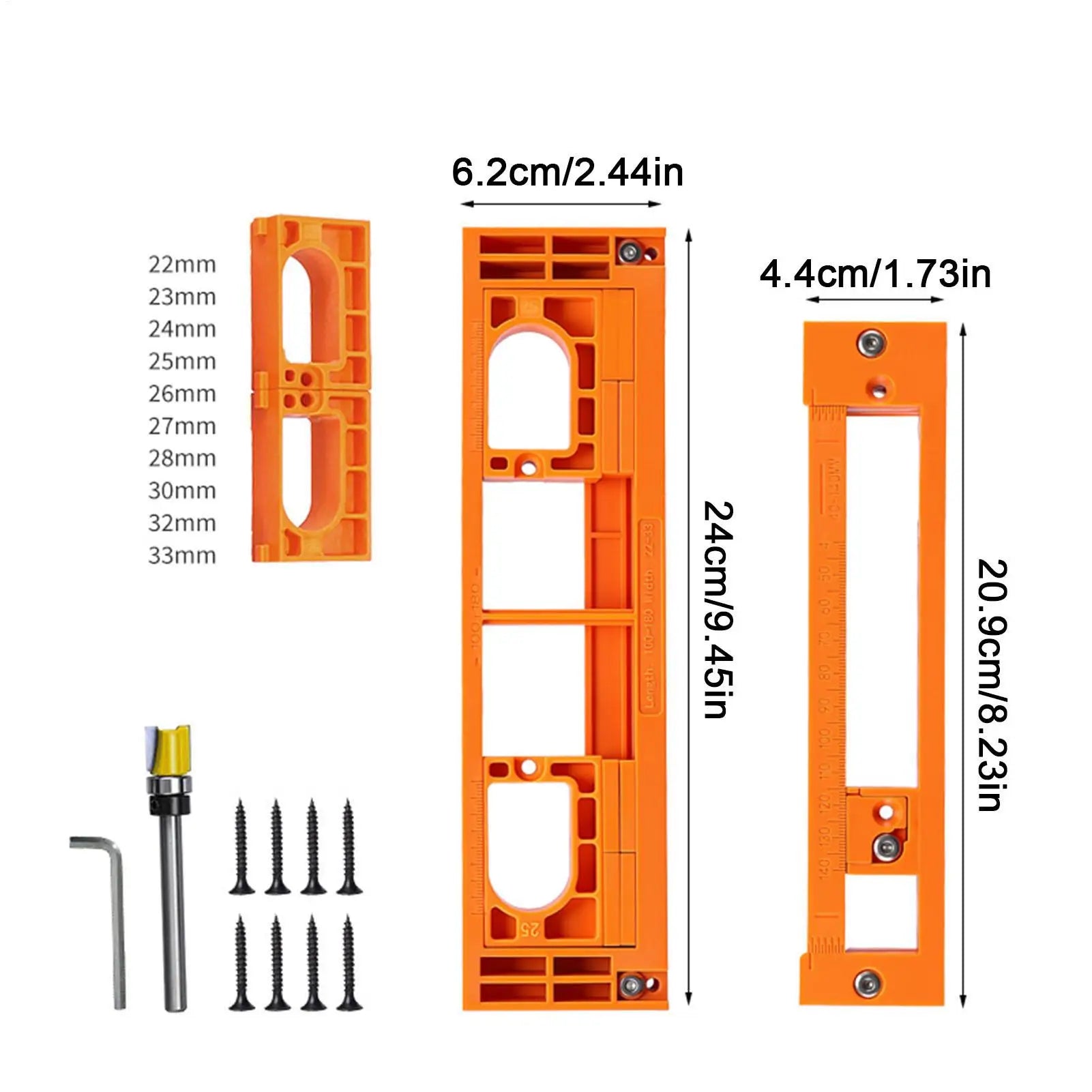 Concealed Door Hinge Installation Lightweight Adjustable Reusable 10 Qme