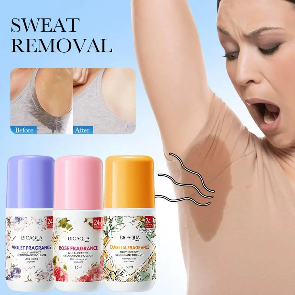 Deodorant Roll-on Fragrance Stick Comfortable Sweatproof Sticker Qme