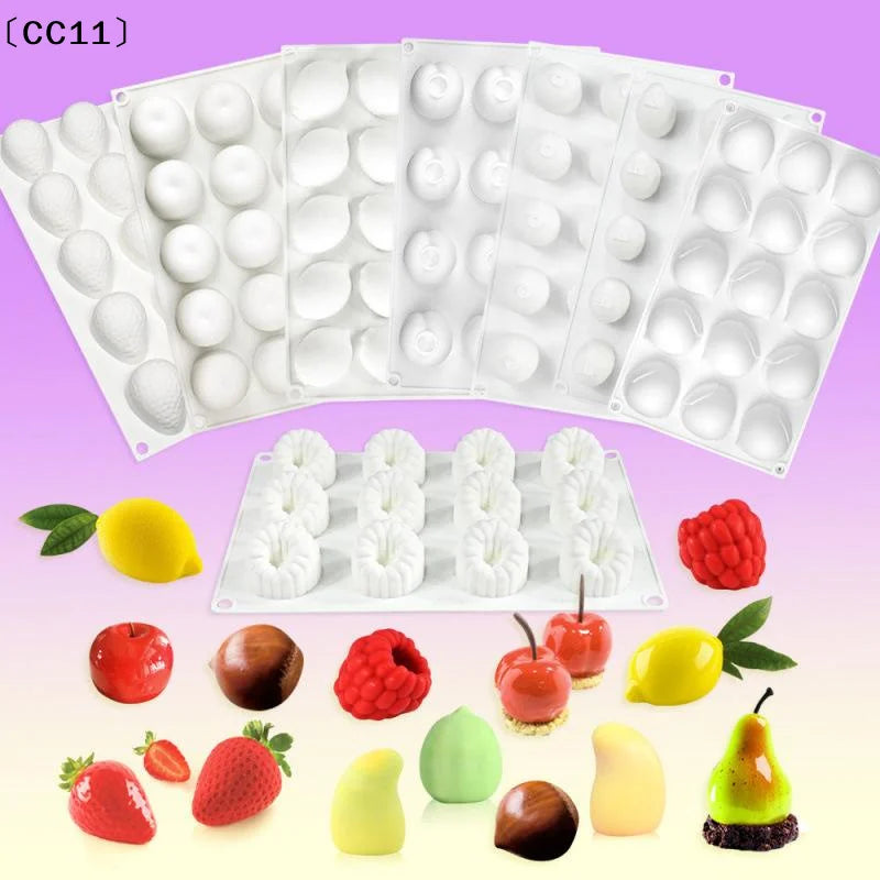 3D Mango Design Silicone Cake Molds Party Pastry Bakeware Fruit Qme