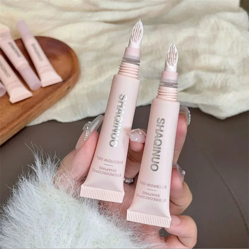 Eyebrow Gel Transparent Brows Wax Waterproof Long-lasting With 3d Brush Brow Styling Soap For Eyebrows Women's Cosmetics Qme