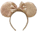 Frozen Mouse Ears Headband For Women 5''Polka Sequin Bow Hairband Halloween Christmas Festival Party Travel DIY Hair Accessory Qme Headband 11
