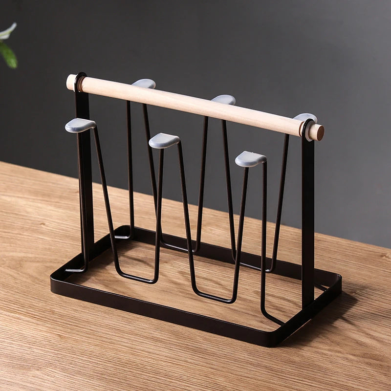 Drain Tray Mug Organizer Shelf Standing Bottle Holderhigh Durable Qme