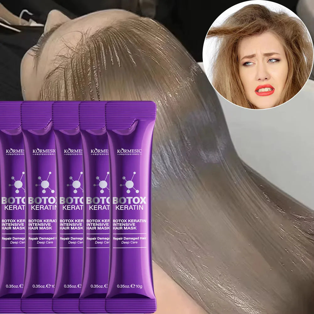 5 Seconds Repair Magical Keratin Hair Mask Damaged Frizzy Hair Soft Smooth Shiny Nutrition Deep Moisturize Hair Care Mask New Qme