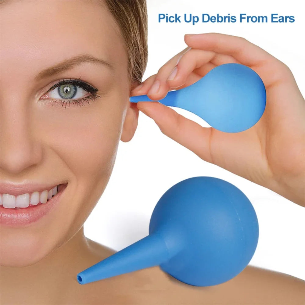 Ear Wax Removal Irrigation Cleaning Syringe Bulb Air Blower Pump Dust Qme