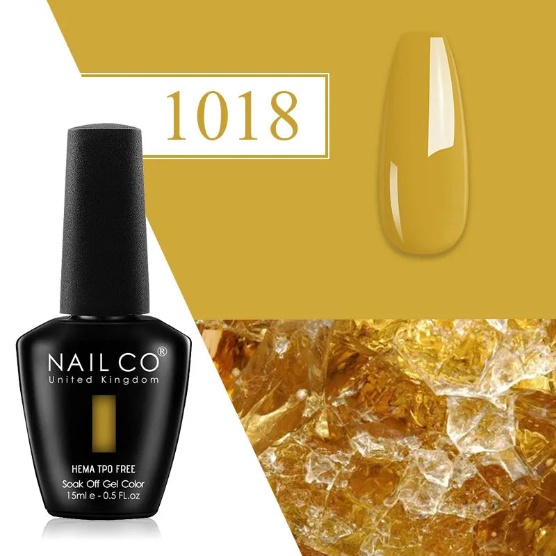 NAILCO Plum Gel Nail Polish Matte Coat Autumn Winter Semi Permanent