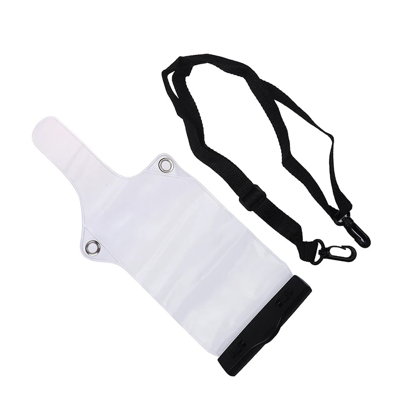 Walkie Talkie Cover Holder Lanyard Portable Radio Waterproof Case Bag Qme