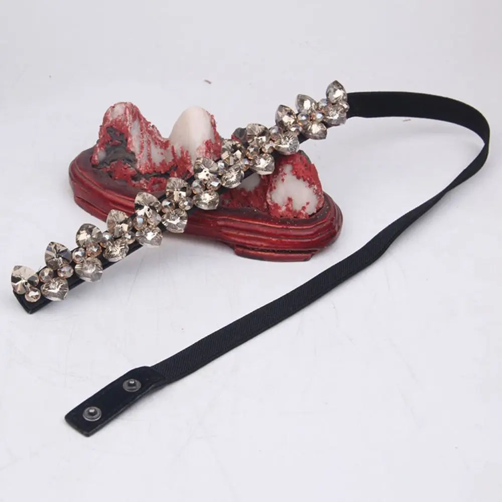 Rhinestone Shine All-match Adjustable Waistband Women Waist Belt Waist Corset Belts Crystal Elastic Belt Elastic Cummerbunds Qme