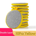 5 Double-sided Dishwashing Sponge Pot Scouring Pad Home Kitchen Qme 10Pcs Yellow