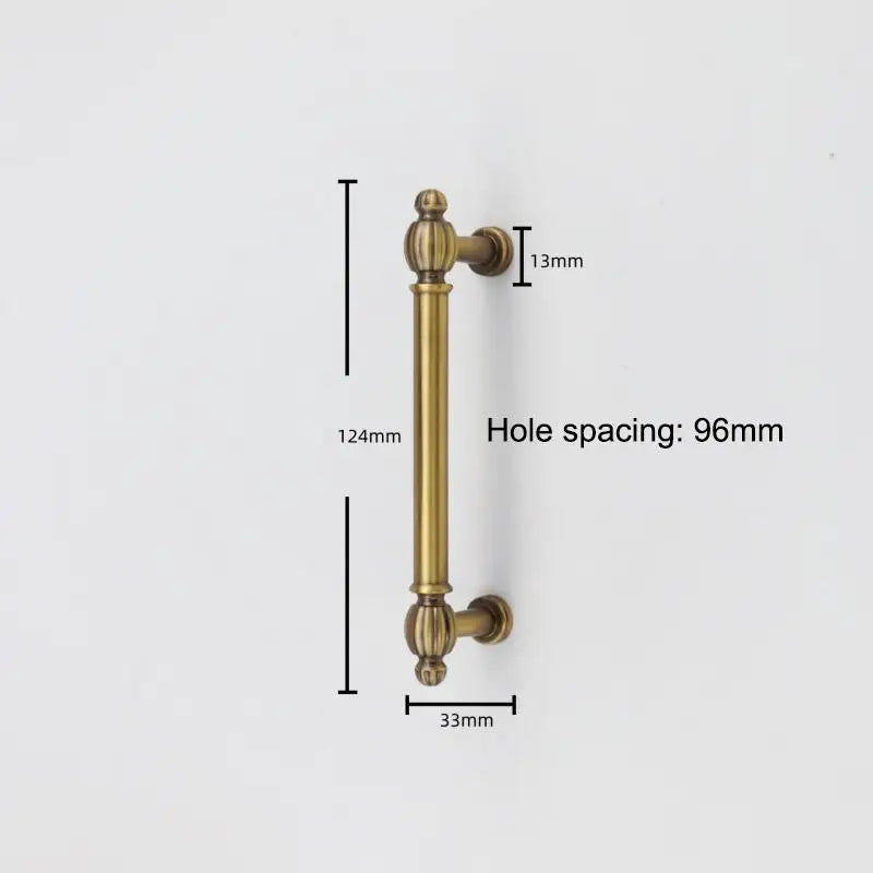 French-style Vintage Brass Handles For Wardrobe Doors Drawers Cabinets Shoe Cabinets And Furniture In Antique Bronze Color Qme A5