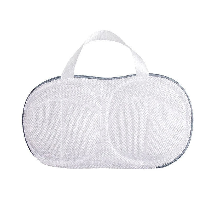 Anti Deformation Mesh Pocket Special Washing Machine Bra Laundry Bag Qme Light Gray