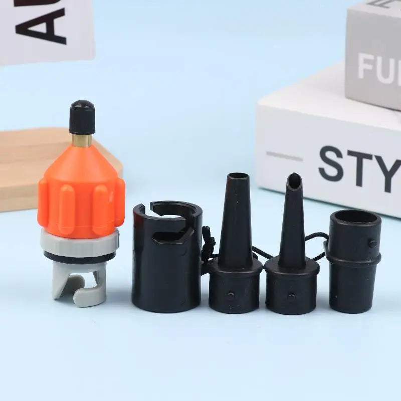 Air Valve Adaptor SUP Board Paddle Boat Kayak Pump Tire Connector Qme