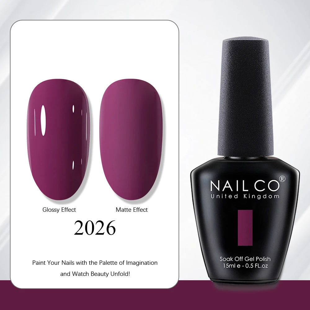NAILCO Nail Gel Polish Autumn Product Art Soak Off UV Varnish Lacquer