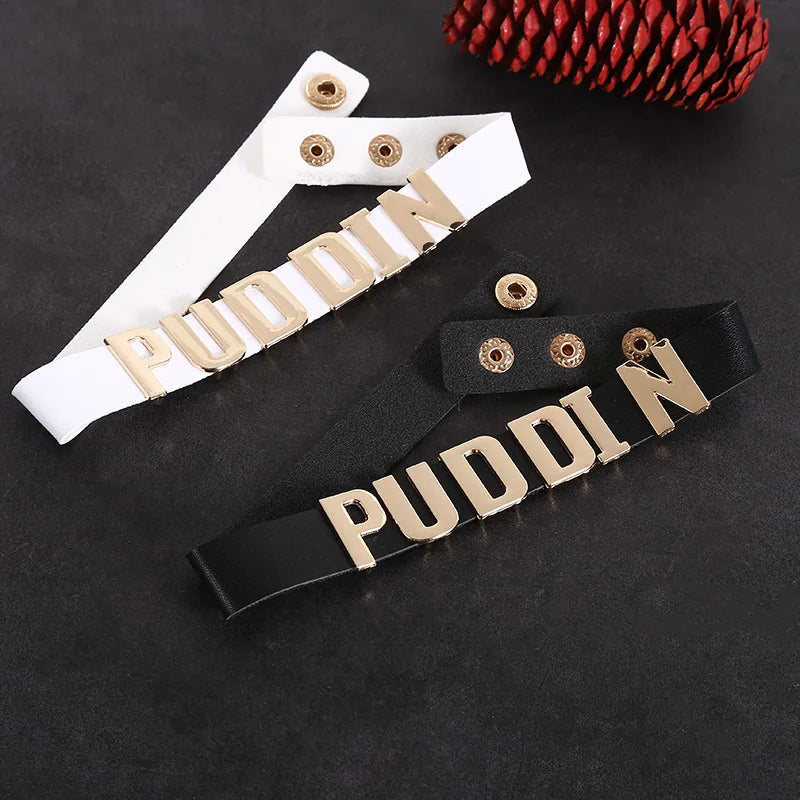 Horrror Movie Leather Puddin Choker Cosplay Collar Fashion Cool Halloween Party Suicide Squad Custume Accessory Necklace Jewelry Qme