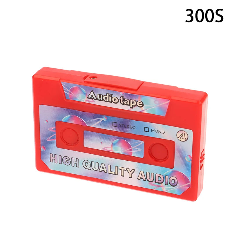 Creative Plastic Voice Recording Cassette Tape 60/300 Seconds Voice Recorder Greeting Card Small gifts Qme style 4