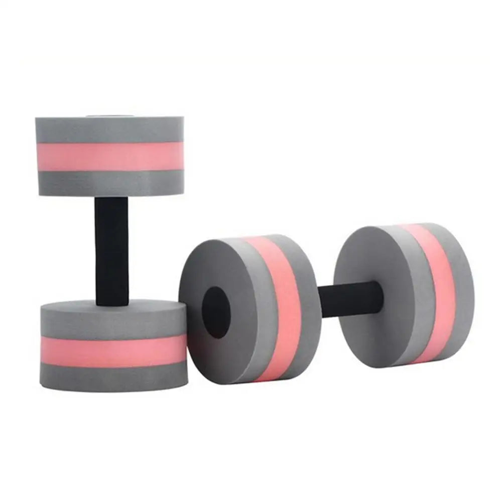 Water Dumbbells For Pool Exercise Floating Water Weights EVA Foam Pool Weights Lightweight Water Fitness Barbells Hand Bar Qme Gray