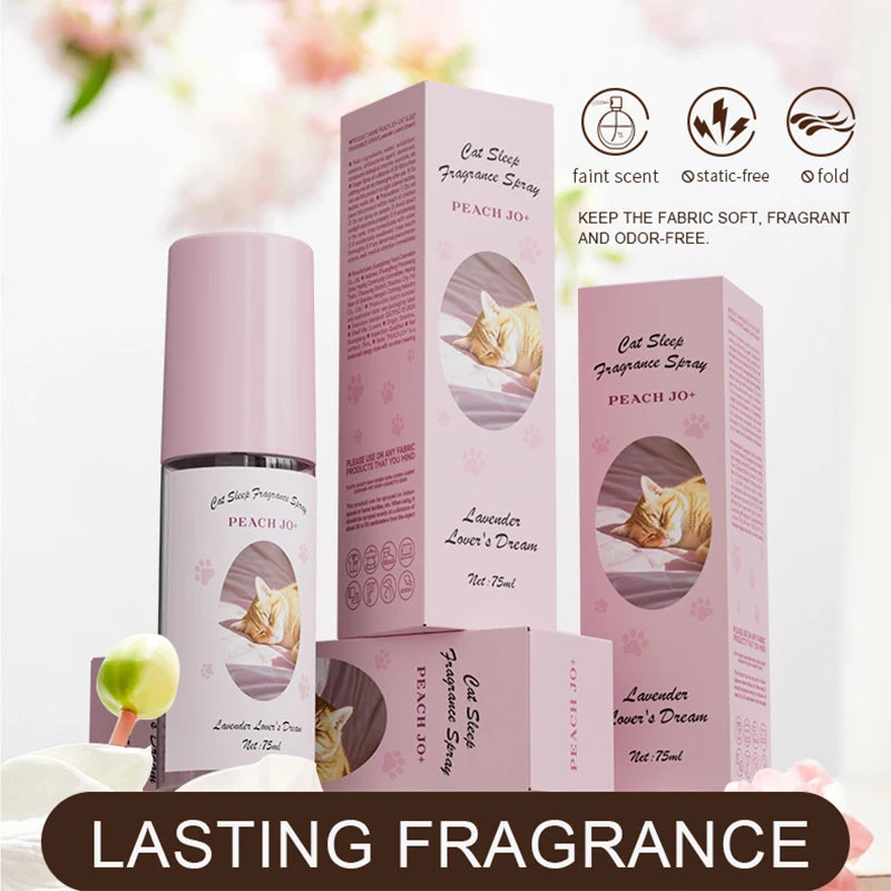 Cat Sleep Perfume Lavender Jasmine Fresh Natural Air Spray Plan Last Qme