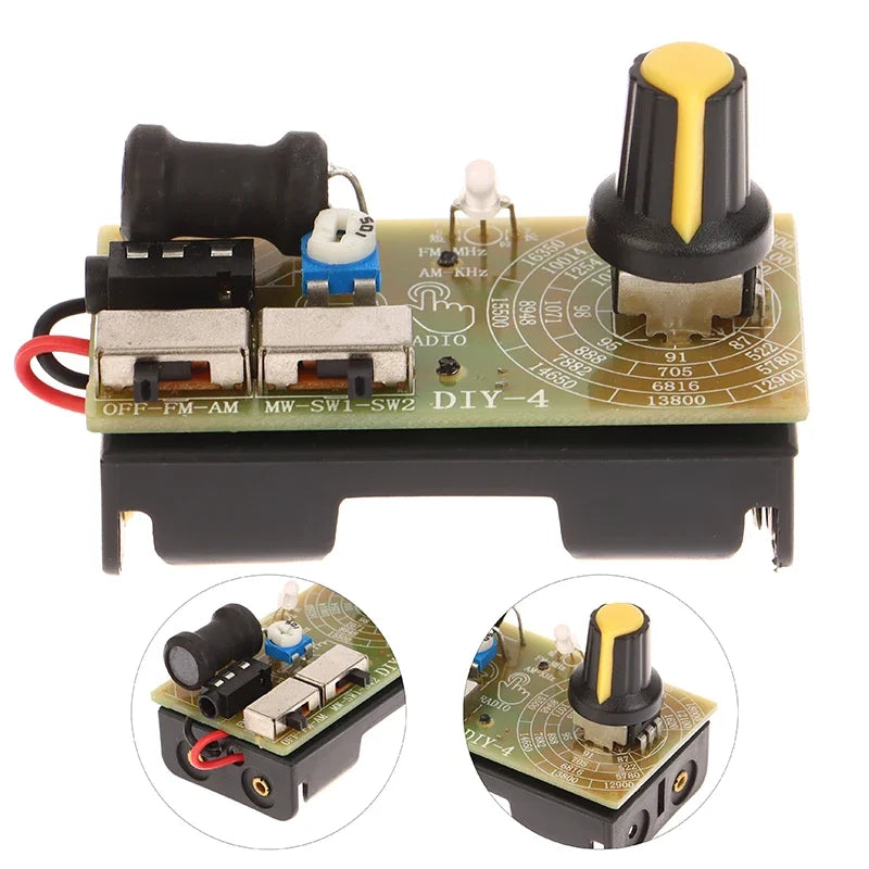 AM FM SW Medium Wave Shortwave Radio Full Band Receiver Headphone Qme Default Title