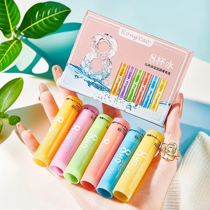 Eight Cups Water Lipstick Moisturize Moisturizing Case Nourishing Qme