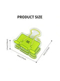 Colorful Cartoon Acrylic Folder Office Supplies File Organizer Qme 1pc