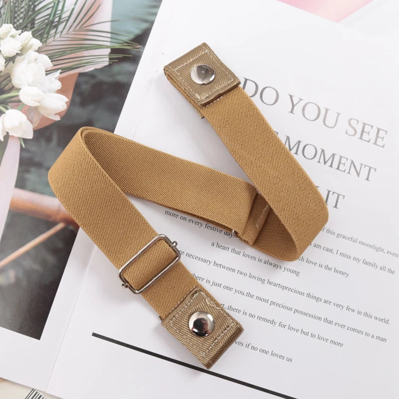 Buckle-free Elastic Invisible Belt Women Without Buckle Jeans Easy