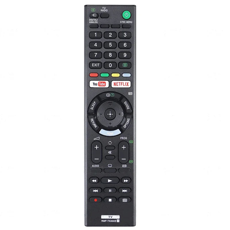 New RMT-TX300E Remote Control For Sony Led Smart TV LCD For Youtube/Netflix Button KD-55XE8505 KD43X8500F RMT-TX300P KD65X7 ﻿ Qme TX300E