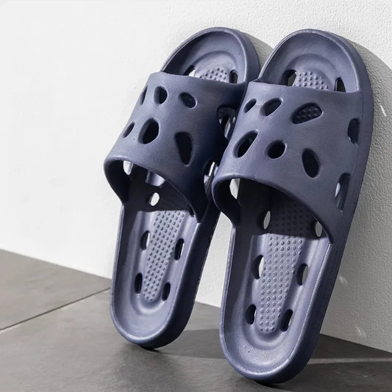 Women Thick Platform Cloud Slippers Summer Beach Eva Soft Sole Slide Sandals Leisure Men Ladies Indoor Bathroom Anti-slip Shoes Qme