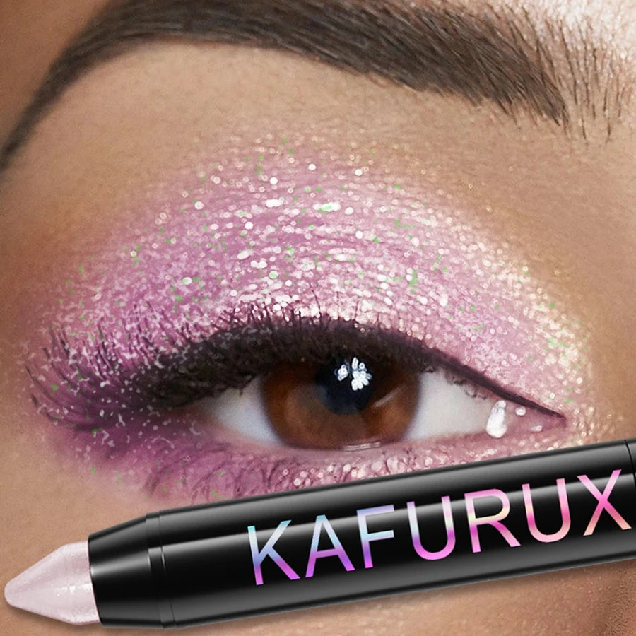 25 Colors Glitter Eyeshadow Eyeliner Pencil Waterproof Pearlescent