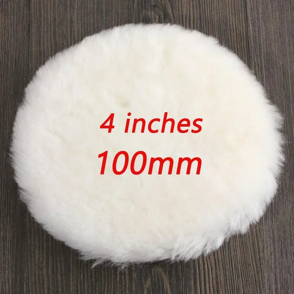 3/4/5/6/7 Inch Polishing Kit One Polishing Pad Car Waxing Sponge Disk Wool Wheel Auto Paint Care Polisher Pads for Car Polisher Qme 100mm