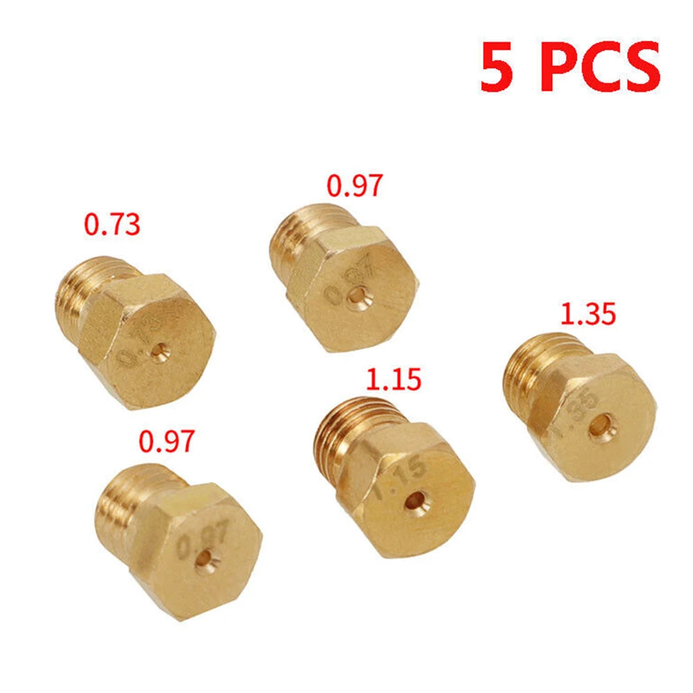 Burner Gas Natural Hob LPG Conversion Jets Nozzles Injectors M6 X 0 Qme