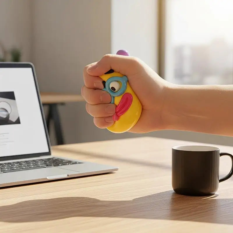 Stress Relief Squeeze Toy Cute Dog Face Swap Slow Rising Soft Qme