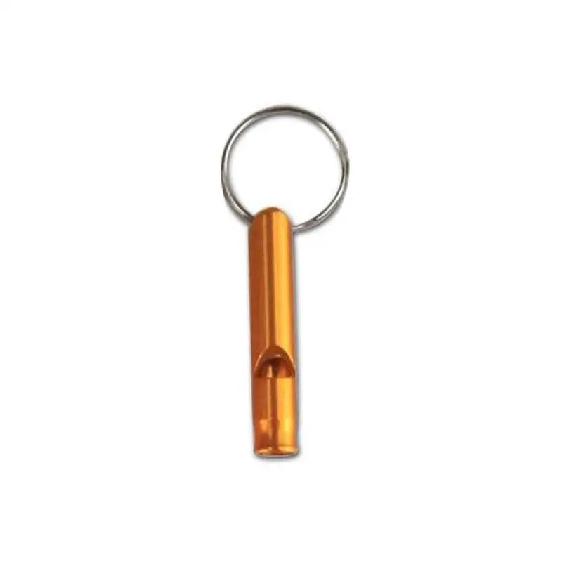 1 Small Multifunctional Aluminum Emergency Survival Whistle Keychain Qme Gold