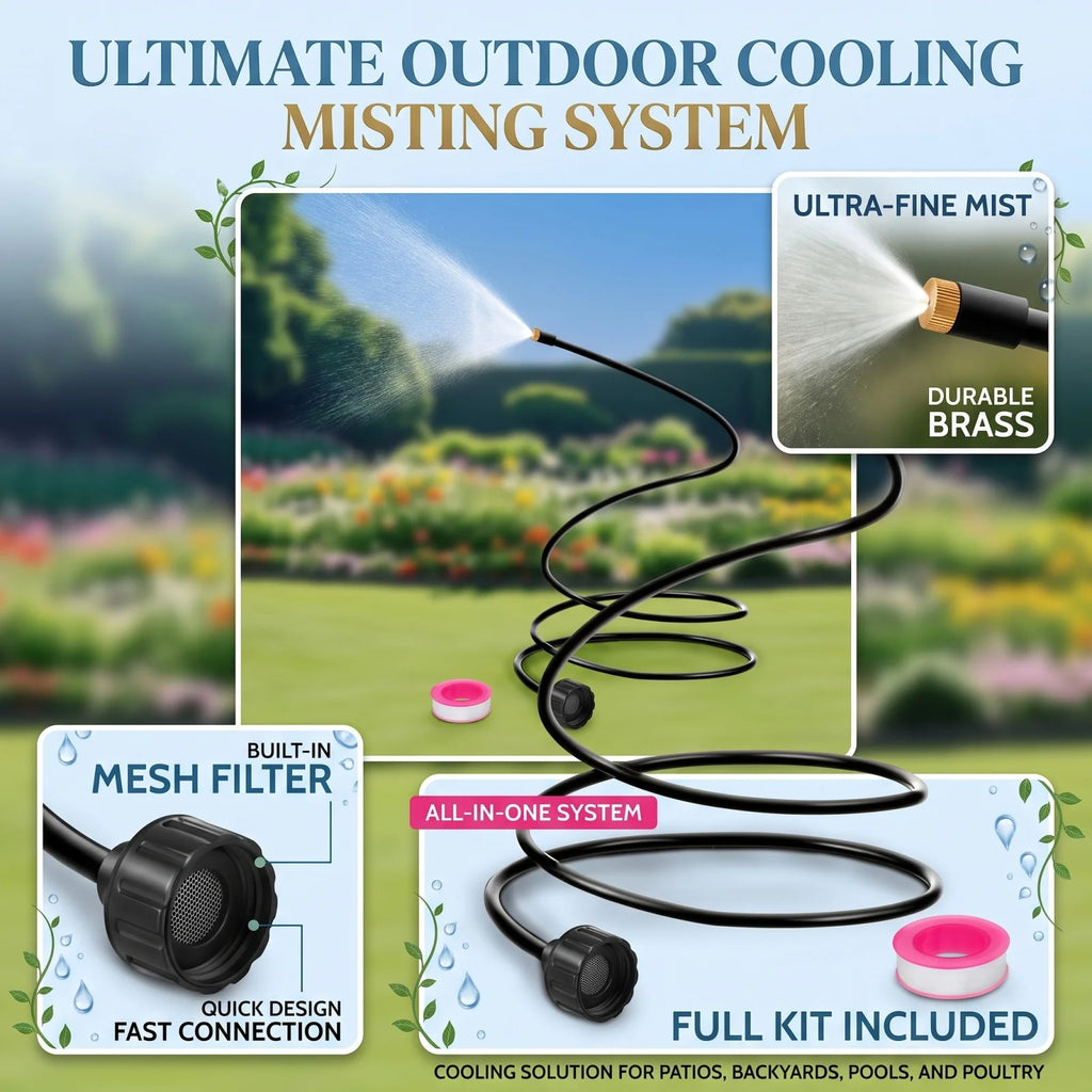 Multifunction Hose Sprayer for Patio Garden Backyard Pool and Chicken Coop Foldable Wear-resistant Hose Qme