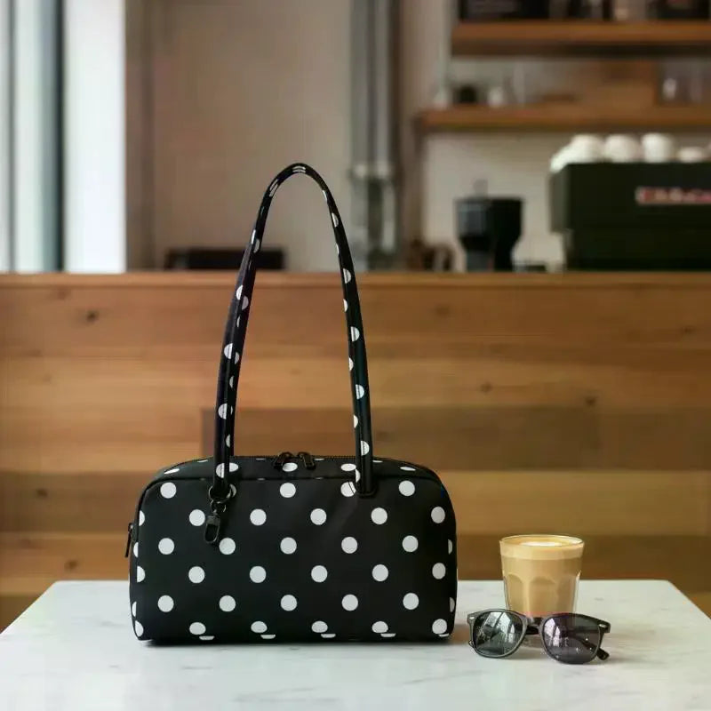 Minimalist Nylon Shoulder Handbag With Large Capacity Tote Bag For Women Daily Commute Shopping Outings Girl Gifts Qme