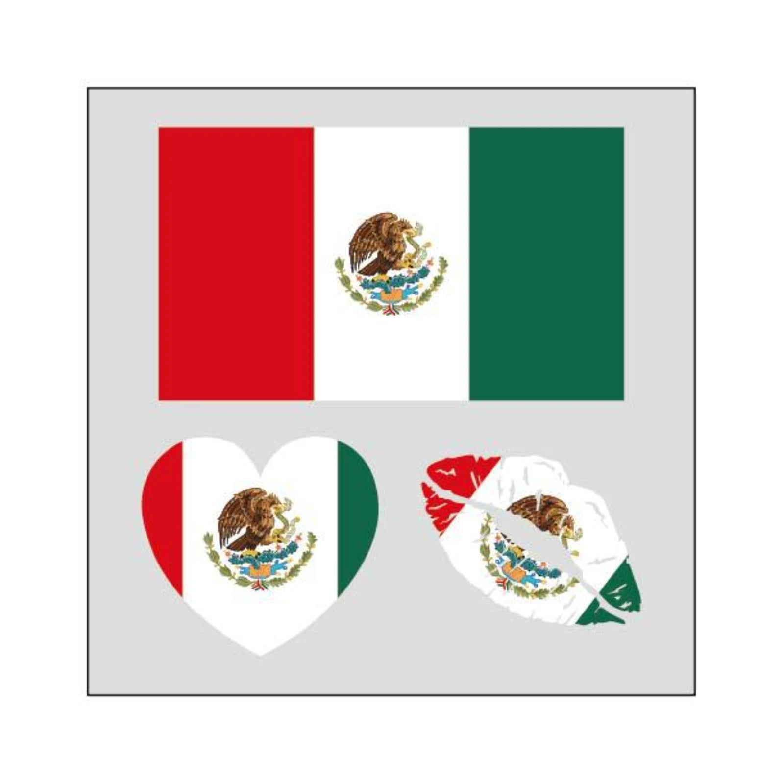 National Flag Football Fan Temporary Tattoos Face Body Decorative Stickers Event Cheering Props Suitable for Adults and Children Qme H