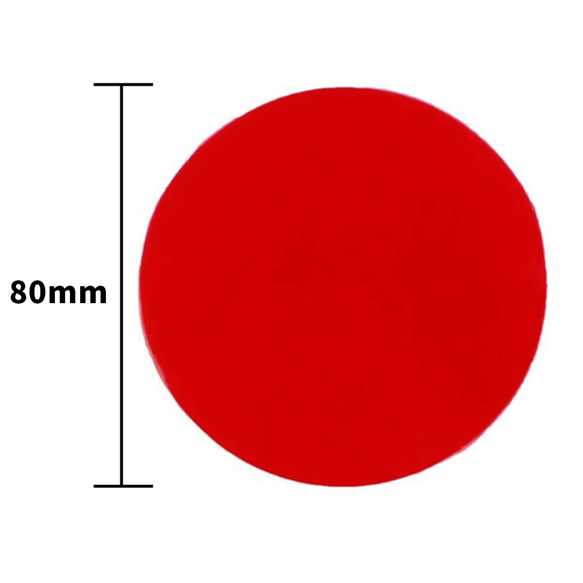 Acrylic Double Sided Tape Pads Waterproof No Trace Super Strong Self Adhesive Stickers for Car Home Qme Round 80mm 50pcs